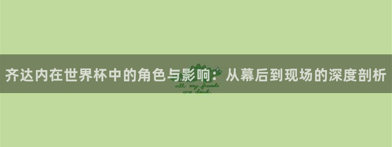 英格兰联赛杯直播：齐达内在世界杯中的角色与影响：从幕后到现场的深度剖析